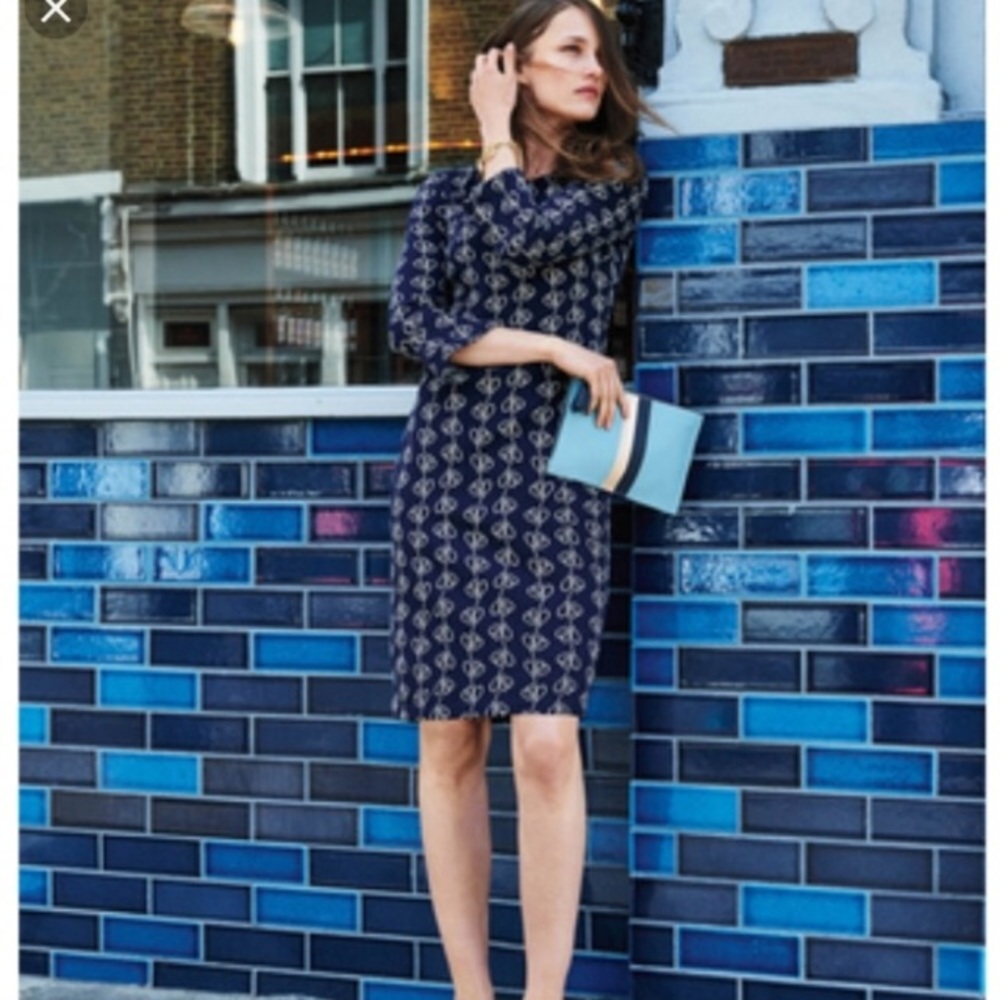 Navy Boden Dress NWT